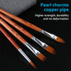 25 Pcs Artist Paint Brushes Set to suit Acrylic Watercolor Oil Painting wit — image 6