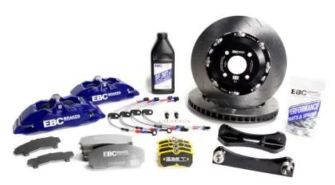 EBC EBC Racing 92-00 BMW M3 (E36) Blue Apollo-4 Calipers 355mm Rotors Front Big Brake Kit