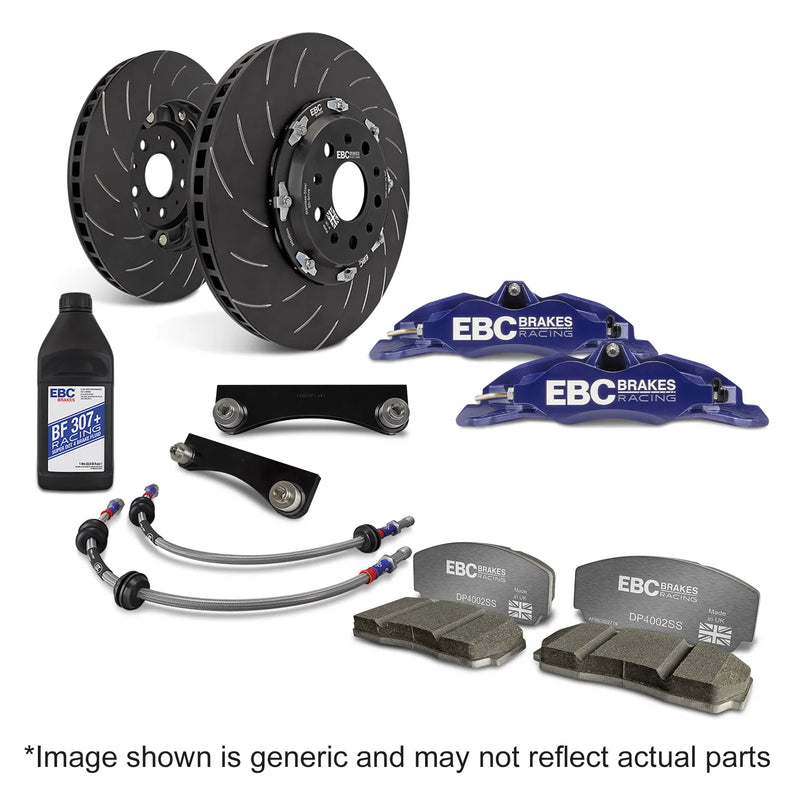 EBC EBC Racing 11-18 Ford Focus ST (Mk3) Blue Apollo-4 Calipers 355mm Rotors Front Big Brake Kit