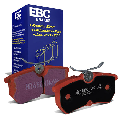 EBC EBC 13+ Ford Fiesta 1.6 Turbo ST Redstuff Rear Brake Pads — fits Ford Focus Gen 2