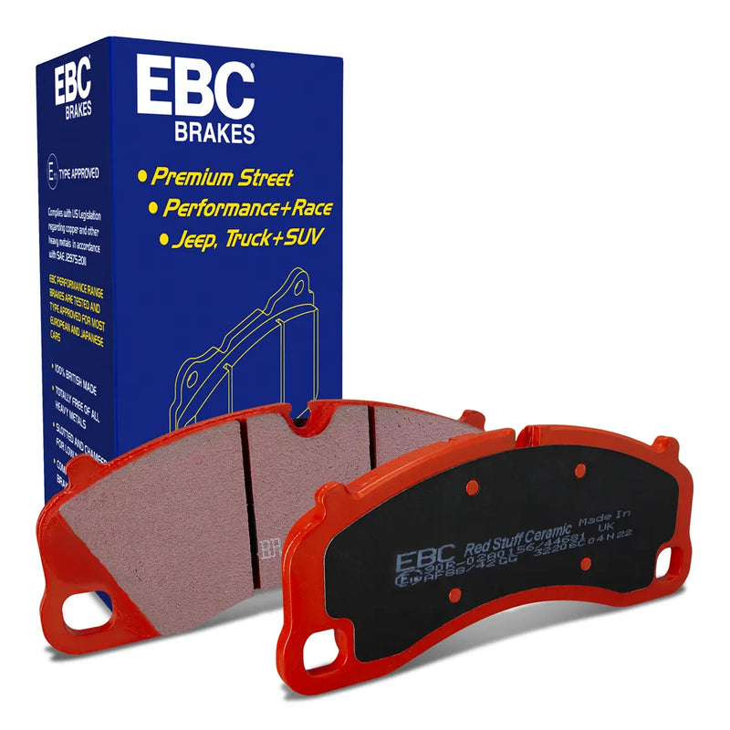 EBC EBC 2016+ Porsche 911 (991/992) Carrera S 3.0TT (Cast Iron Rotor Only) Redstuff Front Brake Pads