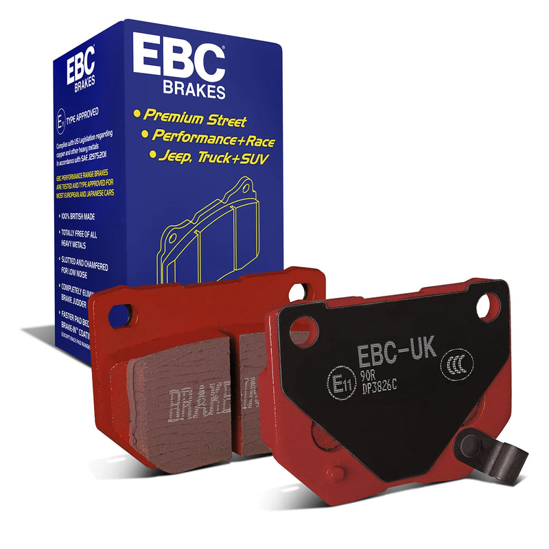 EBC EBC 89-95 Nissan Skyline (R32) 2.6 Twin Turbo GT-R Redstuff Rear Brake Pads