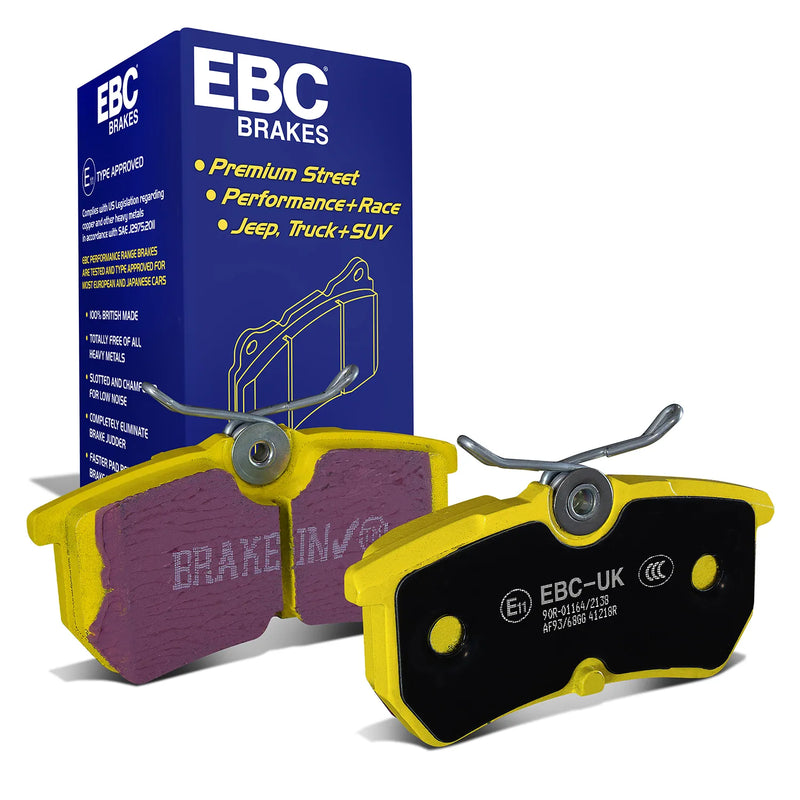EBC EBC 13+ Ford Fiesta 1.6 Turbo ST Yellowstuff Rear Brake Pads
