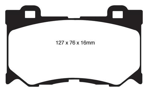 EBC EBC 08-13 Infiniti FX50 5.0 Yellowstuff Front Brake Pads