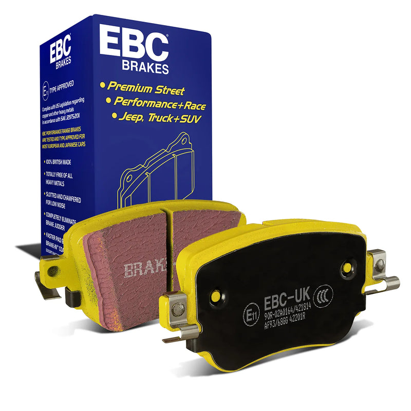 EBC EBC 15-21 Volkswagen GTi 2.0 Turbo Yellowstuff Rear Brake Pads — fits Volkswagen Passat