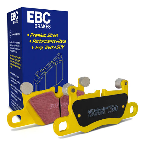 EBC EBC 2016+ Porsche 911 (991/2 w/Cast Iron Rotors) 3.0TT Carrera Yellowstuff Rear Brake Pads — fits Porsche Cayenne