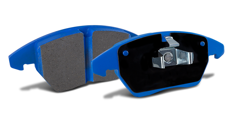 EBC EBC 08-11 Nissan GT-R (R35) 3.8 Twin Turbo (Cast Iron Rotors) Bluestuff Front Brake Pads