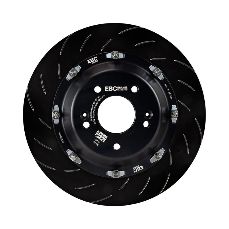 EBC EBC Racing 09-13 Chevrolet Corvette (C6) Z06 7.0L (w/Wear Sensor) SG Series One Piece Rear Rotors