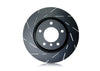 EBC EBC 2016+ Jaguar XE 3.0L Supercharged (340/380) USR Blackdash Sport Slotted Rear Rotors