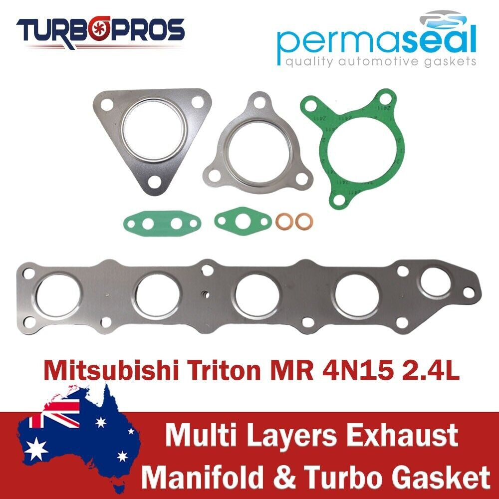 Permaseal Exhaust Manifold&Turbo Gasket for Mitsubishi Triton MR 4N15 2.4L