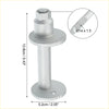 Silver metal eccentric alignment camber bolt with m14 x 1.5 threads and flange for toyota tundra 2000 to 2006