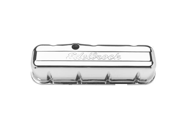 Edelbrock Signature Series Valve Covers fits Chev BBC