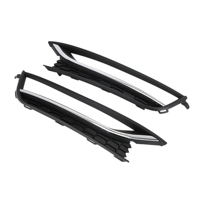 VW Passat Fog Light Cover Black & Chrome (2012-2015)