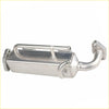 Silver metallic egr valve cooler with rectangular body and curved pipe for ford ranger xl pj pk mazda bt-50 2.5l