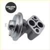 Silver metallic egr valve with circular flange and bolt holes for mitsubishi pajero triton 6g72 6g74 engines