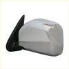Electric door mirror left for toyota hilux 4wd 1997-2005 with chrome finish and black plastic mounting base