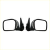 Electric door mirror set for toyota hilux kzn190 ln190 rzn194 4wd with black glossy plastic rectangular side view mirrors