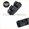 Black plastic electric power master window switch with auto label and wiring harness for mazda 6 2003-2005