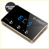 Black and gold electronic throttle controller with blue led display showing 20.9 for toyota 4runner 2003-2009