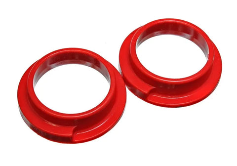 Energy Suspension Universal 3in ID 4 5/16in OD 1 1/8in H Red Coil Spring Isolators - 2 Per Set (Golf 85-99) — fits...
