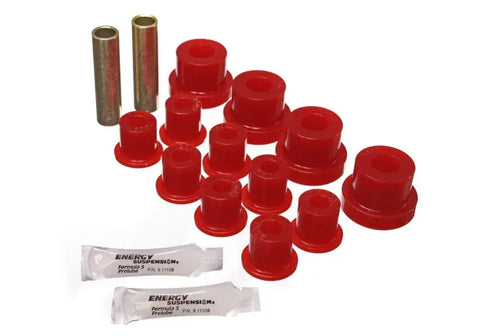 Energy Suspension CJ Front Spring Bushing - Red (CJ5 - CJ8 76-83) — fits Jeep Cj Series Cj7 Cj8 Scrambler Overlander