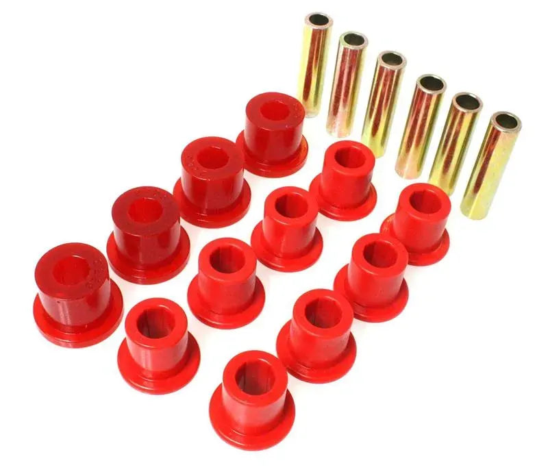 Energy Suspension Spring & Shackle Bushing - Red (Wrangler 87-95) — fits Jeep Wrangler
