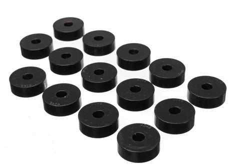 Energy Suspension Body Mount Set - Black (CJ5 - CJ8 72-73) — fits Jeep Cj5