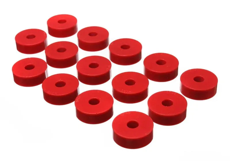 Energy Suspension Body Mount Set - Red (CJ5 - CJ8 72-73) — fits Jeep Cj5