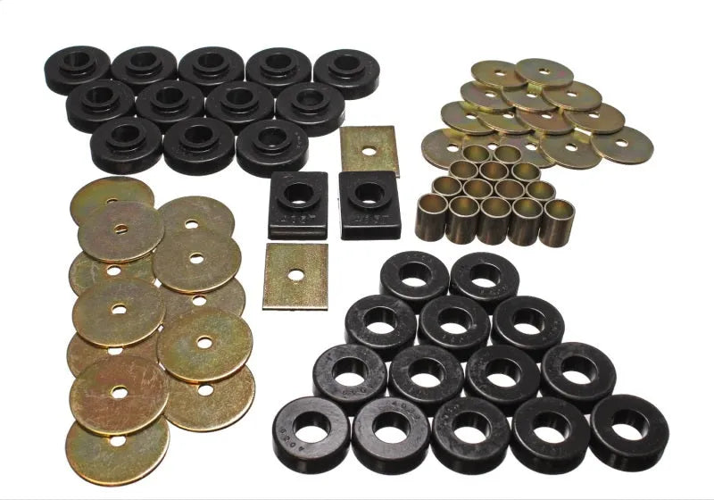 Energy Suspension Body Mount Set - Black