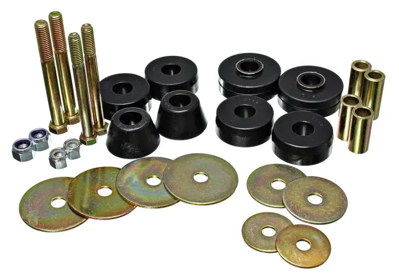 Energy Suspension Body Mounts - Black (Chevy Pickup)