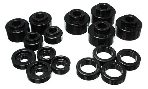 Energy Suspension Body Mount Set - Black (F-250 03-06) — fits Ford F-250