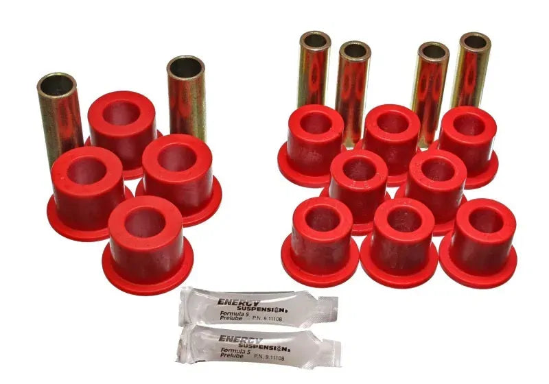 Energy Suspension Front Leaf Spring Bushing Set - Red (Navara D21 90-93) — fits Nissan Navara