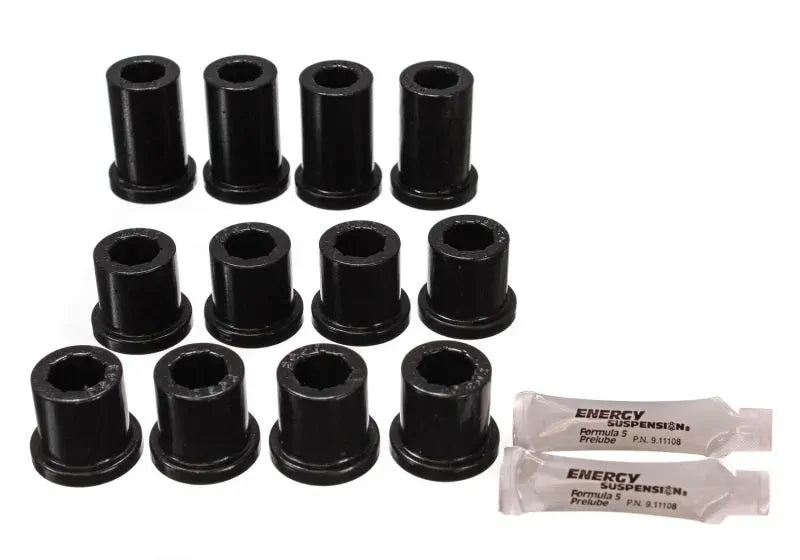 Energy Suspension Front Leaf Spring Bushing Set - Black (4Runner 84-85) — fits Toyota 4runner