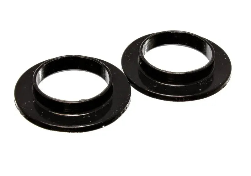 Energy Suspension Universal 2 3/16in ID 3 1/2in OD 11/16in H Black Coil Spring Isolators (2 Per Set)
