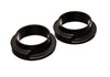Energy Suspension Universal 2-3/16in ID 3in OD 1in H Black Coil Spring Isolators (2 Per Set)
