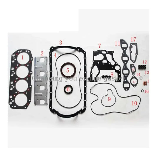 Engine 4JA1 4JB1 METAL Engine Overhaul Package Set ISUZU TROOPER CAMPO Engine 5-87812-706-4 Kren Bits