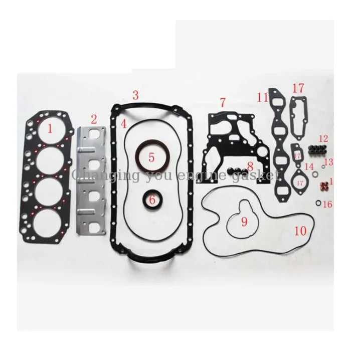 Engine 4JA1 4JB1 METAL Engine Overhaul Package Set ISUZU TROOPER CAMPO Engine 5-87812-706-4 Kren Bits