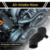 Black corrugated engine air intake hose with flexible ribbed design and reinforced fittings for Toyota Land Cruiser Prado lc120