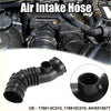 Black rubber engine air intake hose pipe with ribbed texture and molded fittings for Toyota Tacoma 4Runner