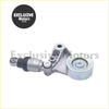 Silver metallic engine belt tensioner pulley with black rubber boot and machined metal parts for Nissan Patrol Y61