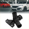 Black plastic engine coolant temperature sensor with mounting bracket for toyota echo 2000-2005 filler neck assembly