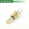 Engine coolant temperature sensor for toyota solara 2008 gold brass with white plastic connector and black rubber o-ring