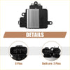Black plastic engine cooling fan control module with silver aluminum heat sink for toyota 4wd ute offroad use