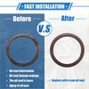 New brown rubber engine crankshaft oil seal for toyota sienna 1998-2015 designed for fast installation