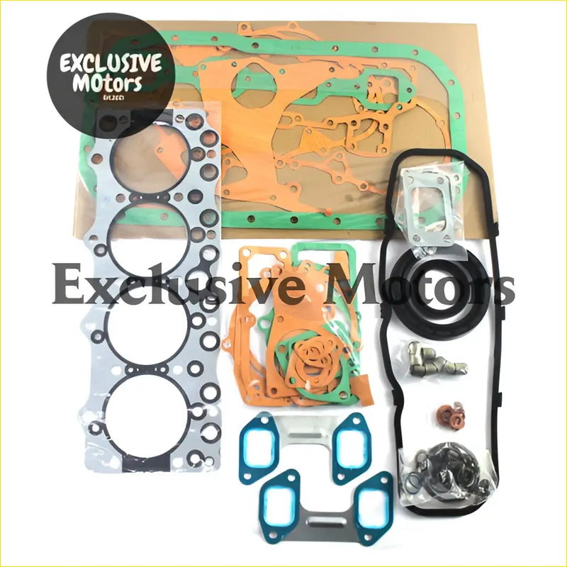 Orange and green engine gasket kit with metal parts for 3.9L hitachi ex100 ex90 ex120 excavator