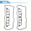 Black rubber engine head gasket set with six circular openings for valve cover installation on toyota 4runner 3.4l