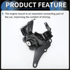 Black engine motor mount with white rubber bushing and metal brackets for Toyota Noah Voxy ZRR75 2013-2014 installation