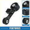 Black engine motor mount right for toyota venza 2009-2016 with rubber bushings and metal bracket shown from back side