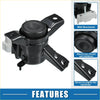 Black engine motor mount right insulator with rubber bushing and metal brackets for toyota rav4 2006-2009