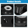 Black rubber and metal engine motor transmission mount with threaded hole for toyota rav4 2006-2008 back side view